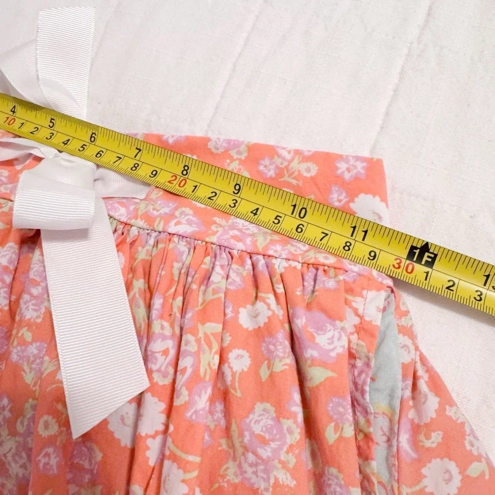 Matilda Jane Girls Valencia Skirt Orange Floral Hello‎ Lovely Size 8